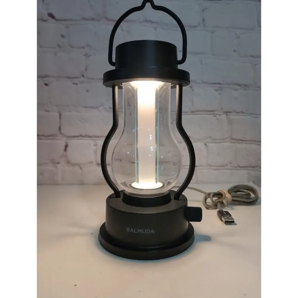 BALMUDA The Lantern L02B-BK Black/Clear LED Rechargeable Battery IP54